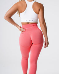 Coral Contour Seamless Leggings Coral | NVGTN Online