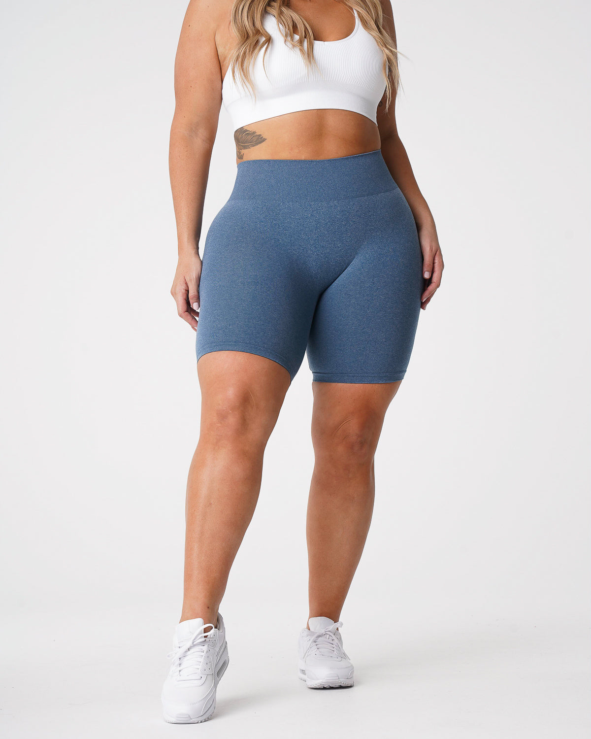 Slate Blue Pro Seamless Shorts Slate Blue | NVGTN Outlet