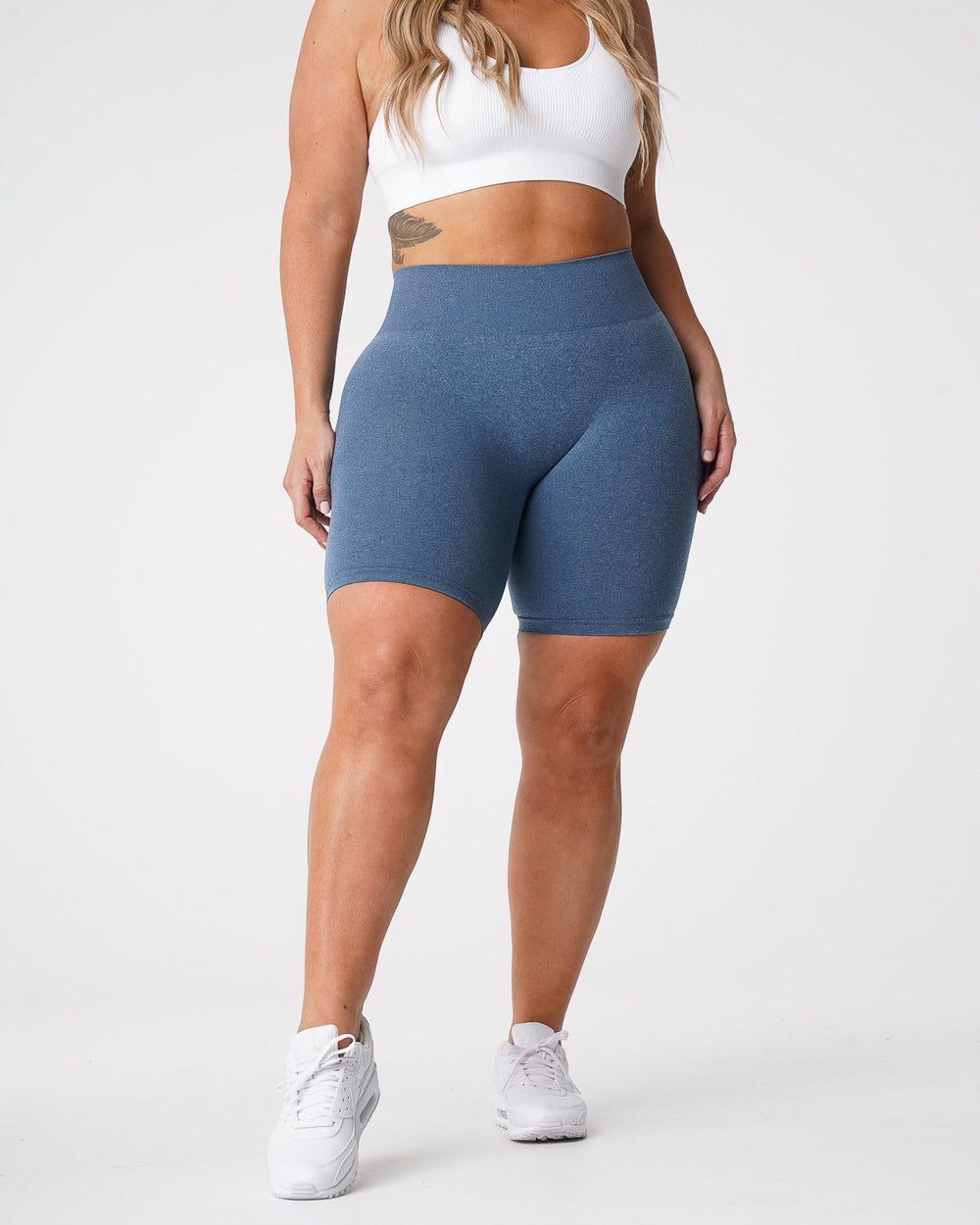 Slate Blue Pro Seamless Shorts Slate Blue | NVGTN Outlet