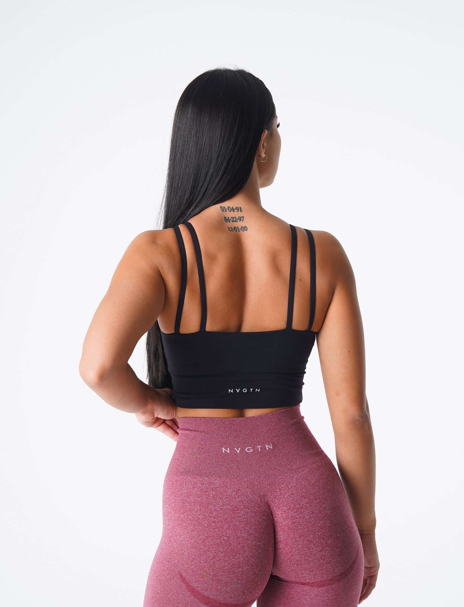Black Poise Bra Top Black | NVGTN Discount