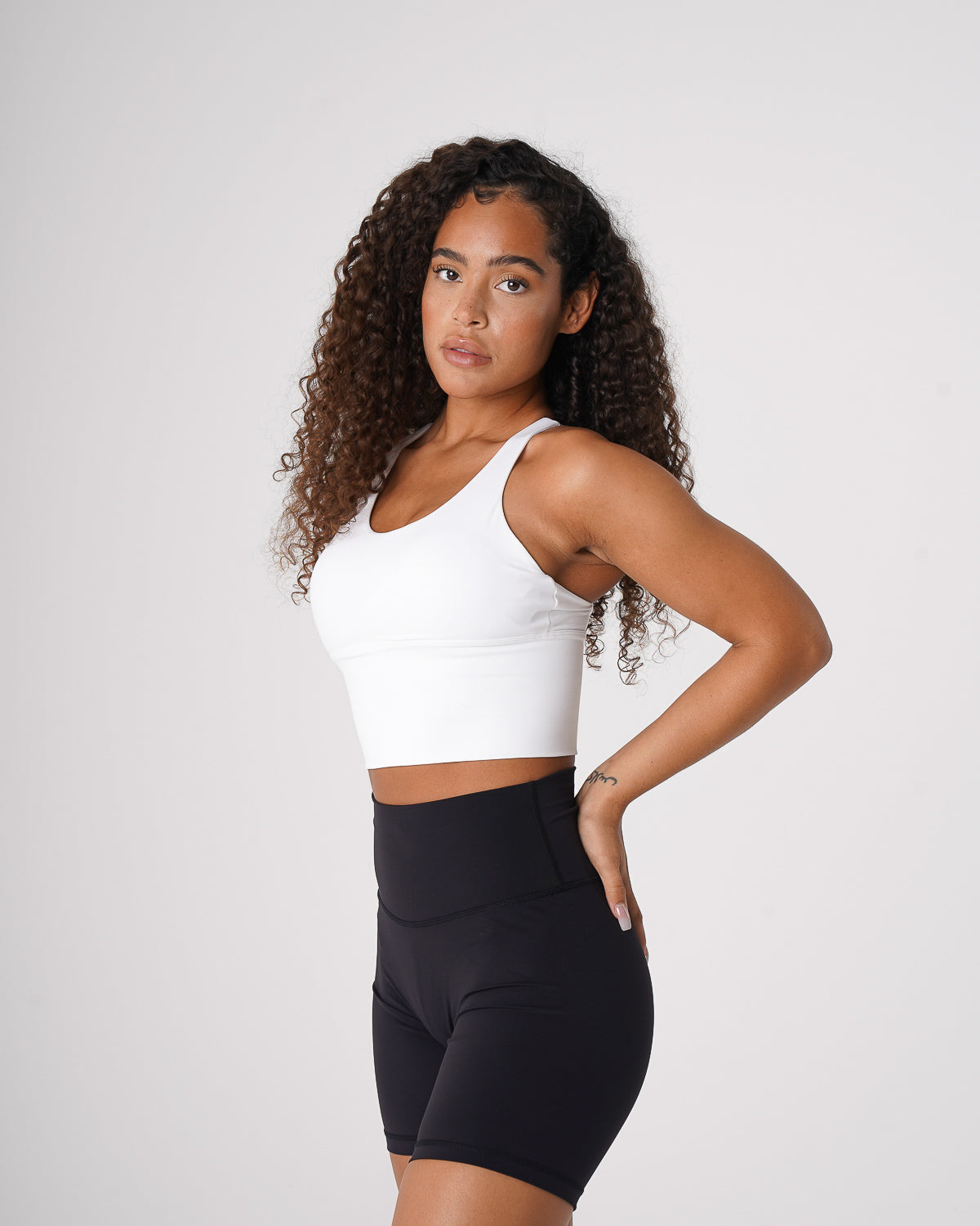 White Matrix Bra Top White | NVGTN Online