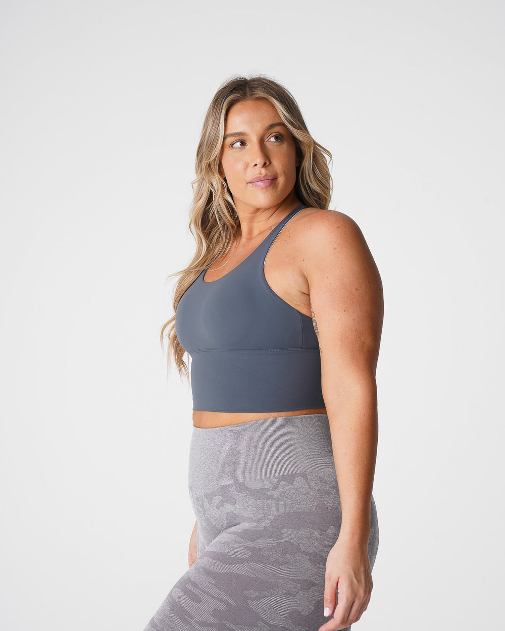 Stone Grey Matrix Bra Top Stone Grey | NVGTN Online Shop