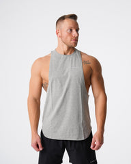 Grey Pulse Edge Tank Grey | NVGTN New
