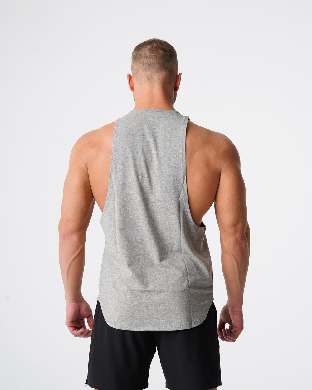 Grey Pulse Edge Tank Grey | NVGTN New