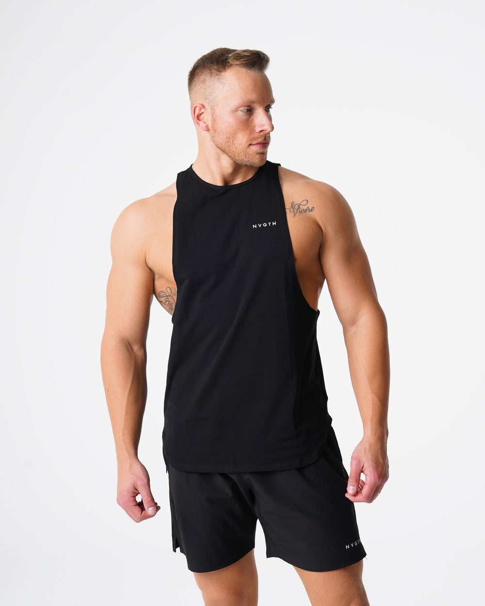 Black Pulse Edge Tank Black | NVGTN Outlet