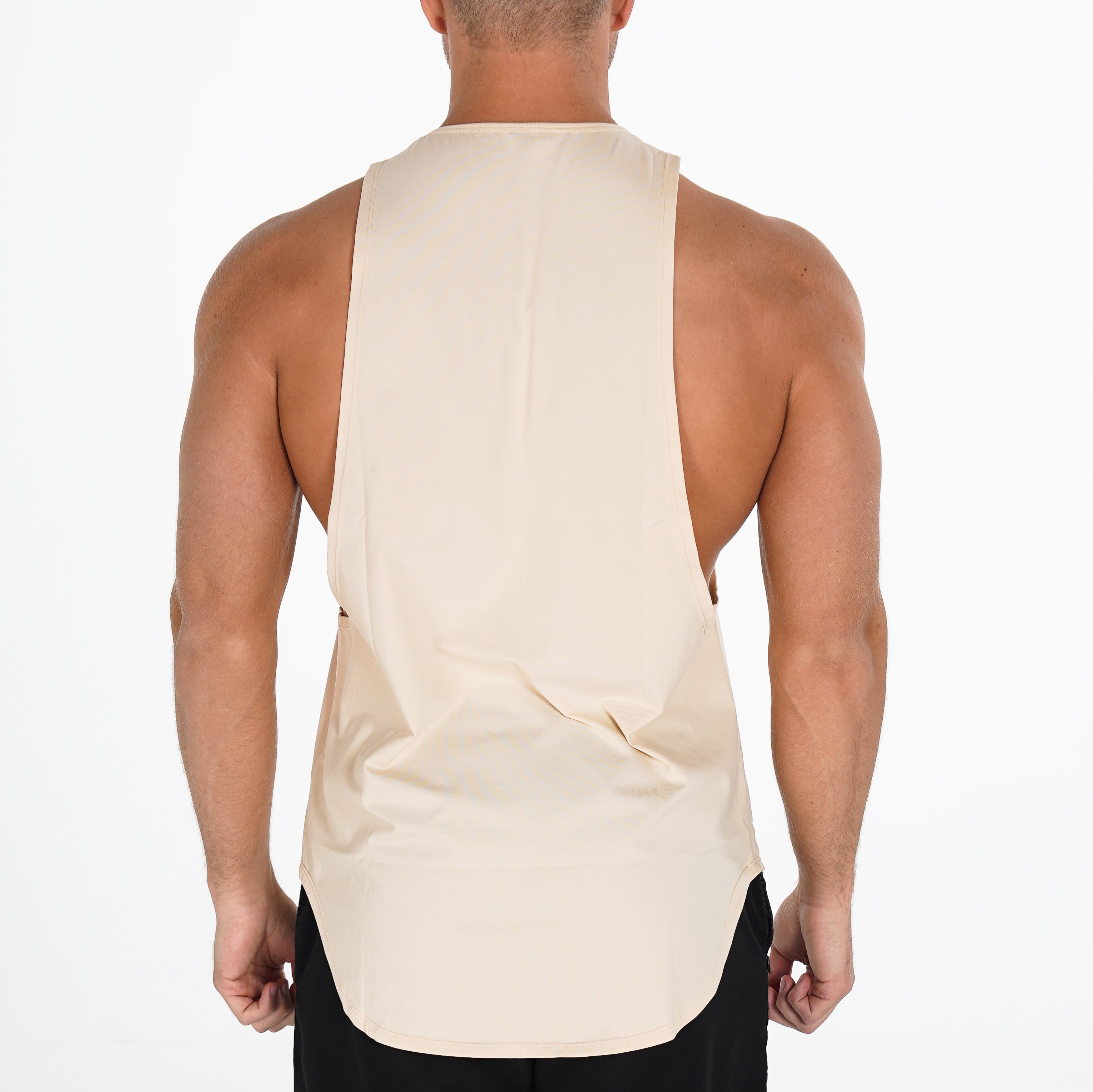 Beige Pulse Edge Tank Beige | NVGTN Online Shop