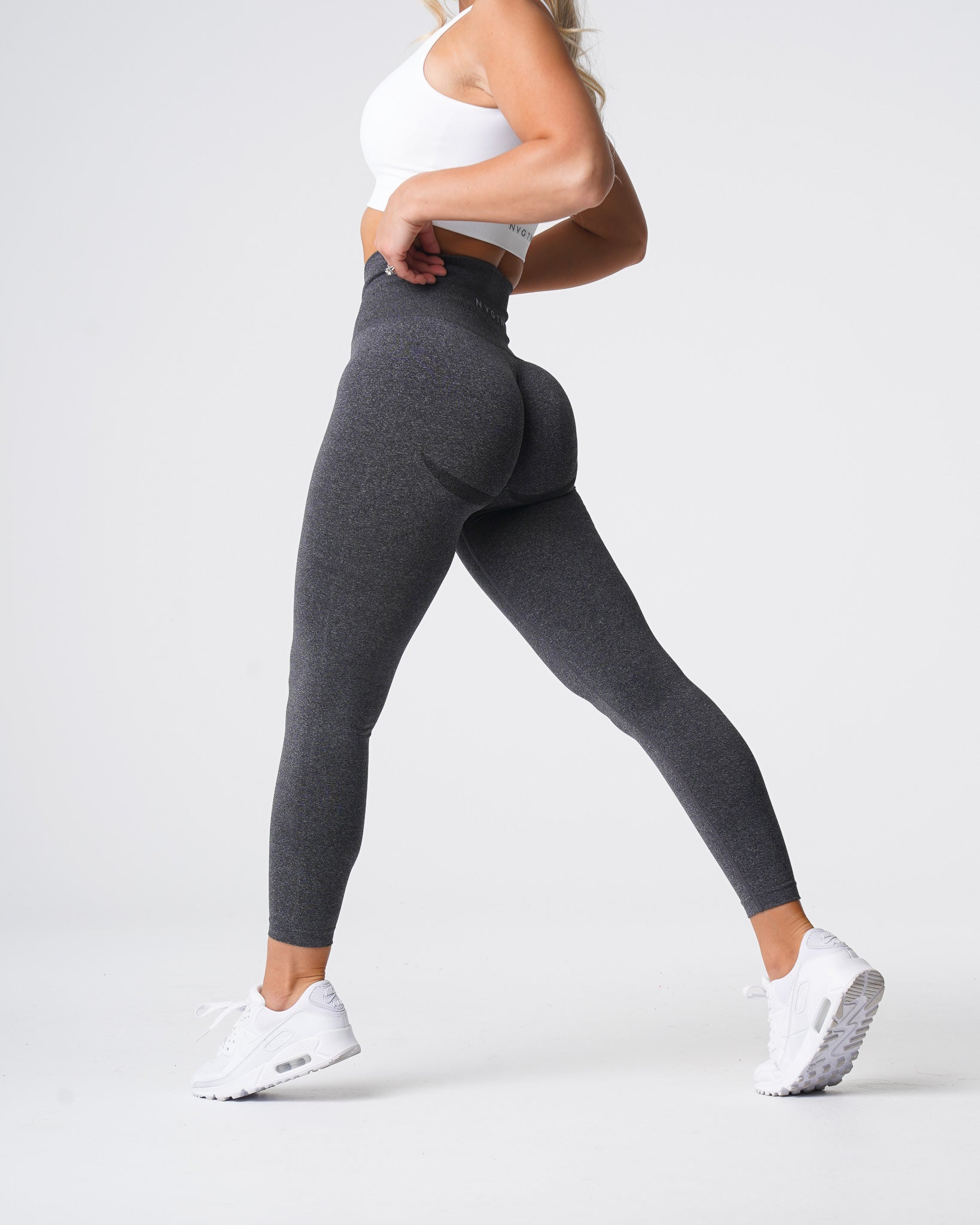 Black Speckled Curve Seamless Leggings Black Speckled | NVGTN Outlet