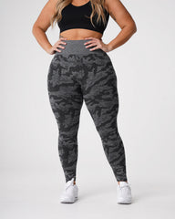 Black Camo Seamless Leggings Black | NVGTN Outlet
