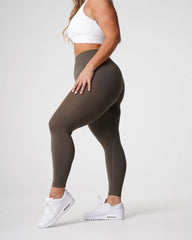 Olive Solid Seamless Leggings Olive | NVGTN Discount