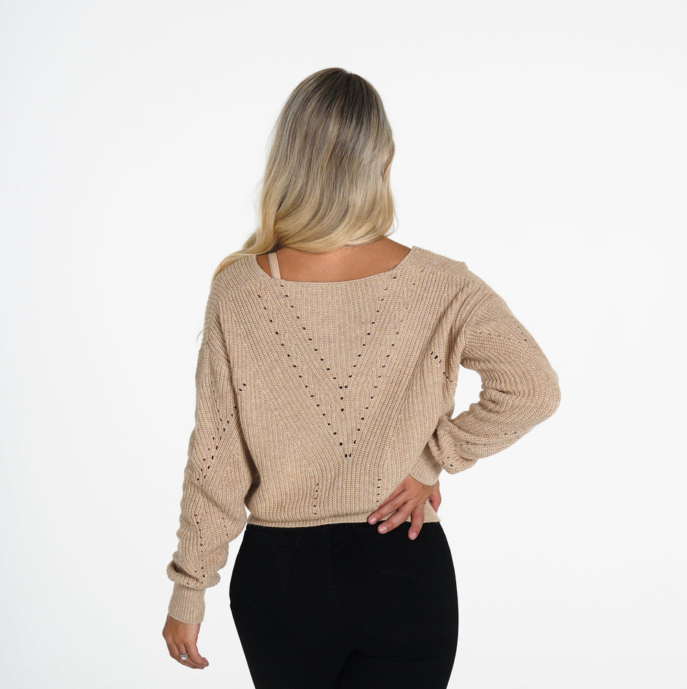 Latte Home Sweet Home Sweater Latte | NVGTN Online Shop