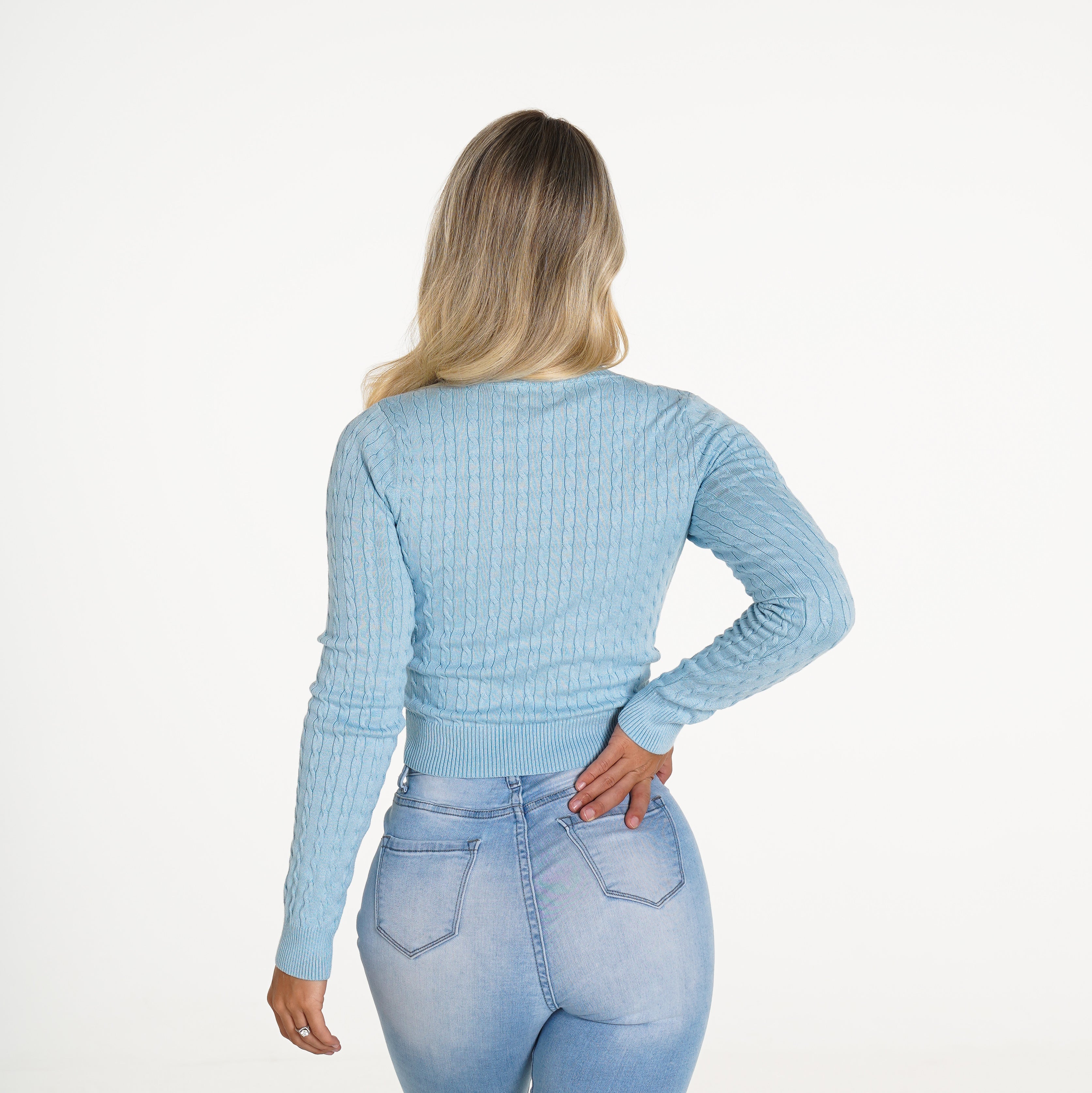 Baby Blue Thinking Of You Long Sleeve Baby Blue | NVGTN Discount