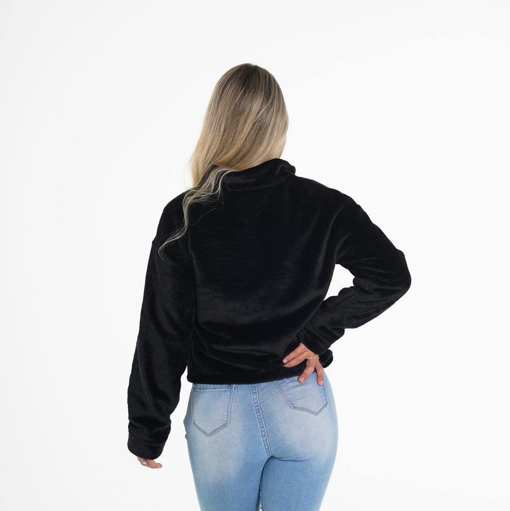 Black Full Length Teddy Fleece Black | NVGTN For Sale