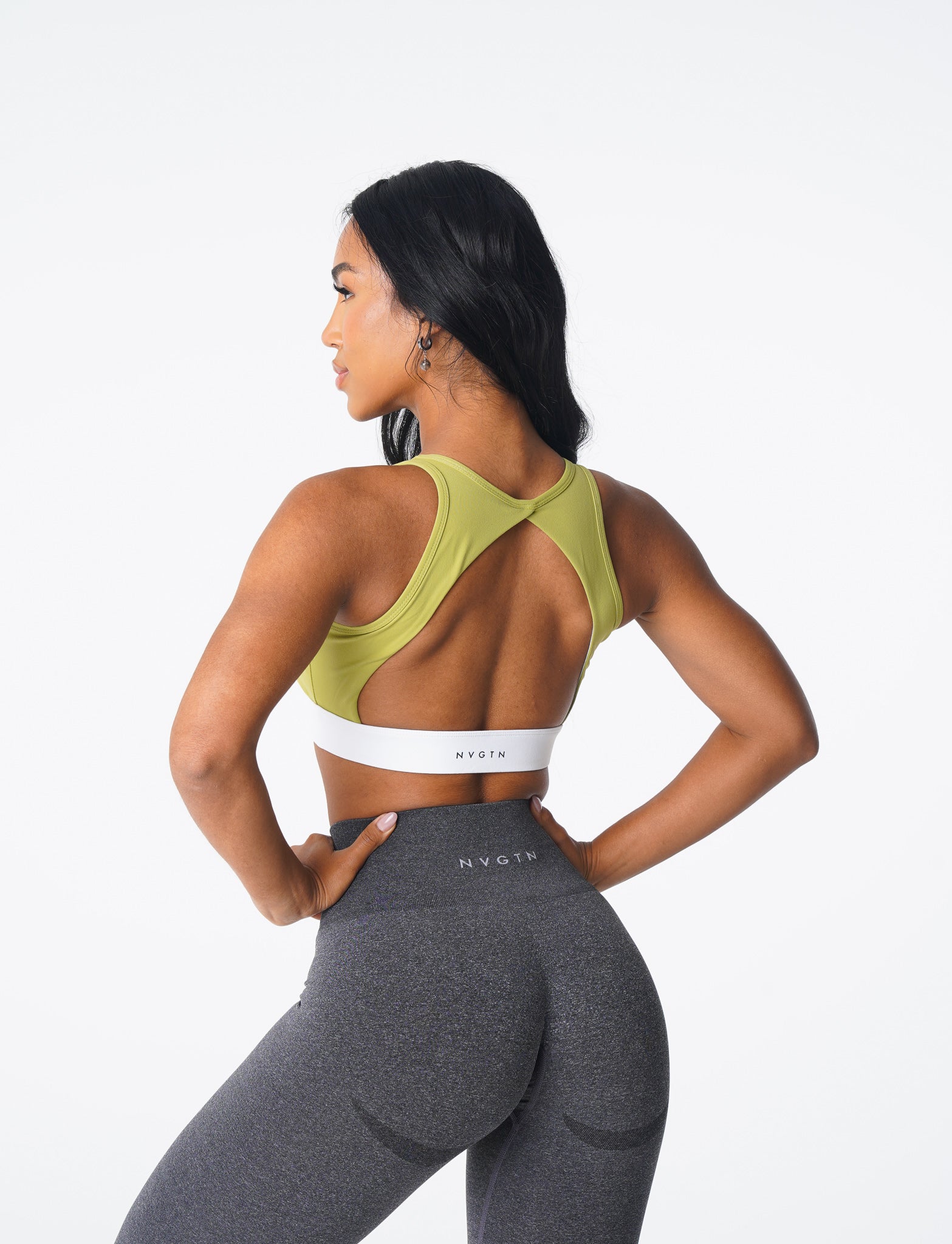 Olive Agility Bra Olive | NVGTN Online Shop