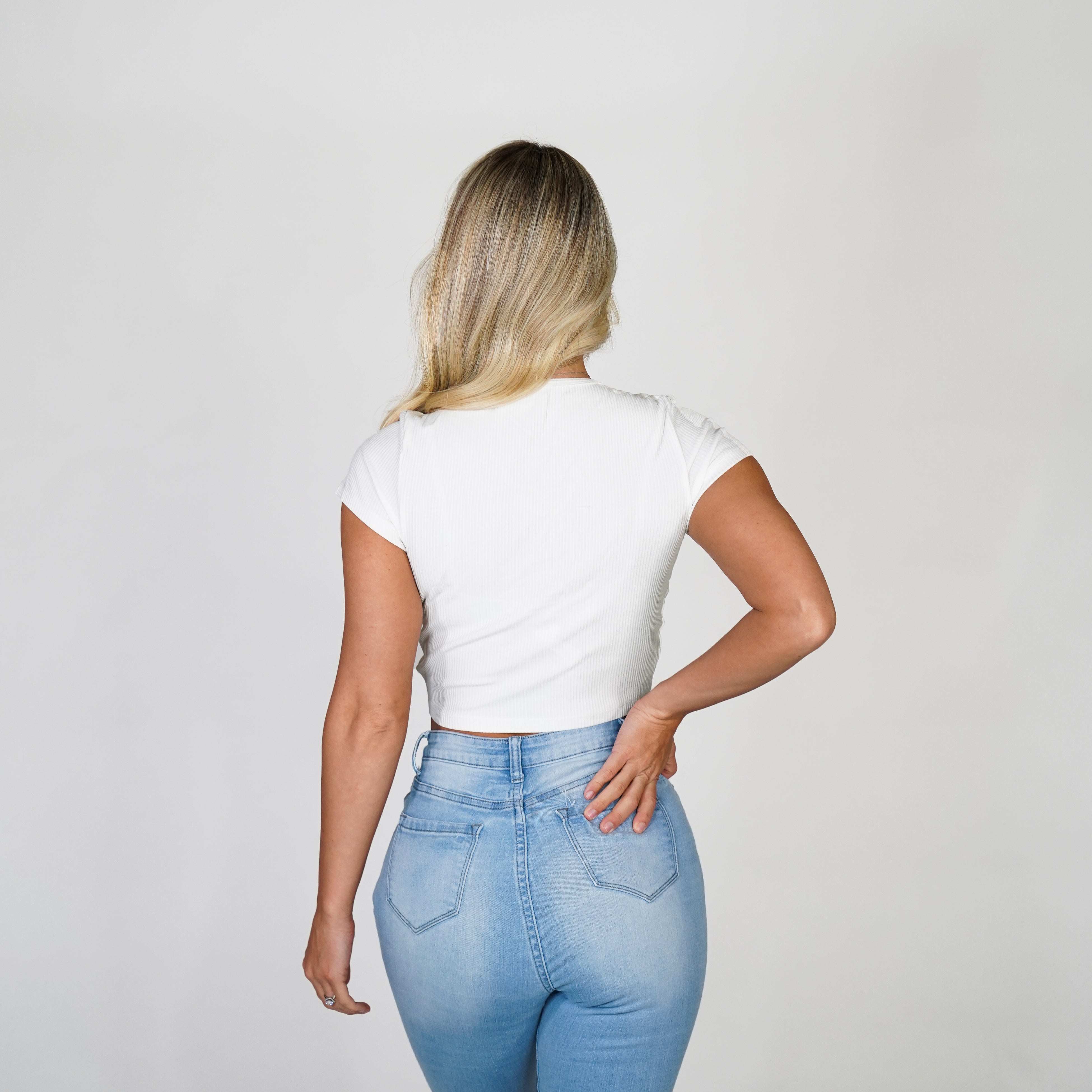 White Pulling Strings Tee White | NVGTN Sale
