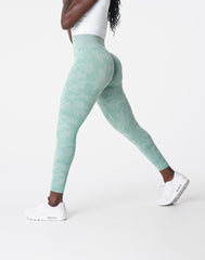 Sage Green Camo Seamless Leggings Sage Green | NVGTN Online Shop