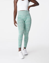 Sage Green Camo Seamless Leggings Sage Green | NVGTN Online Shop