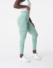 Sage Green Camo Seamless Leggings Sage Green | NVGTN Online Shop