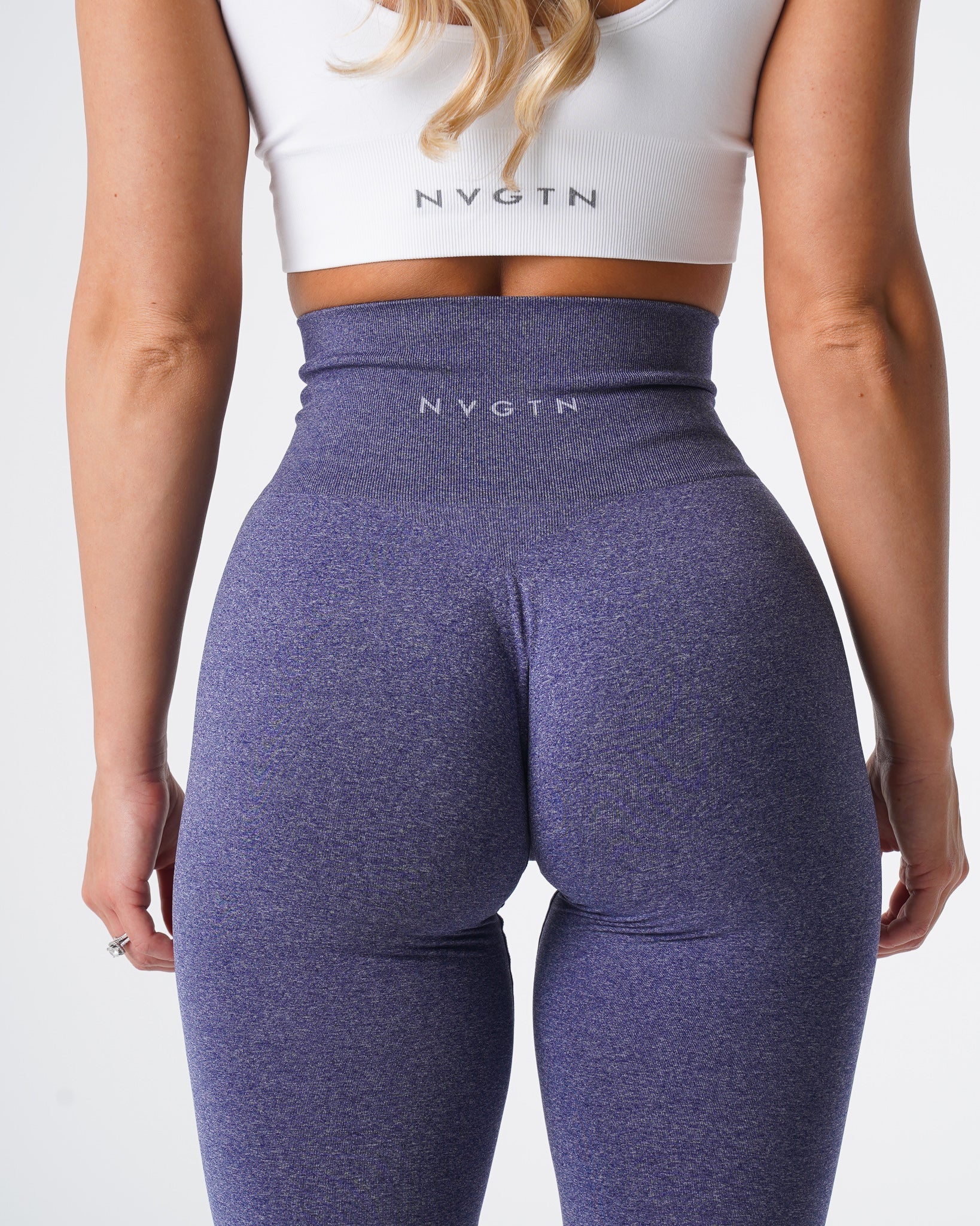 Indigo NV Seamless Leggings Indigo | NVGTN Sale