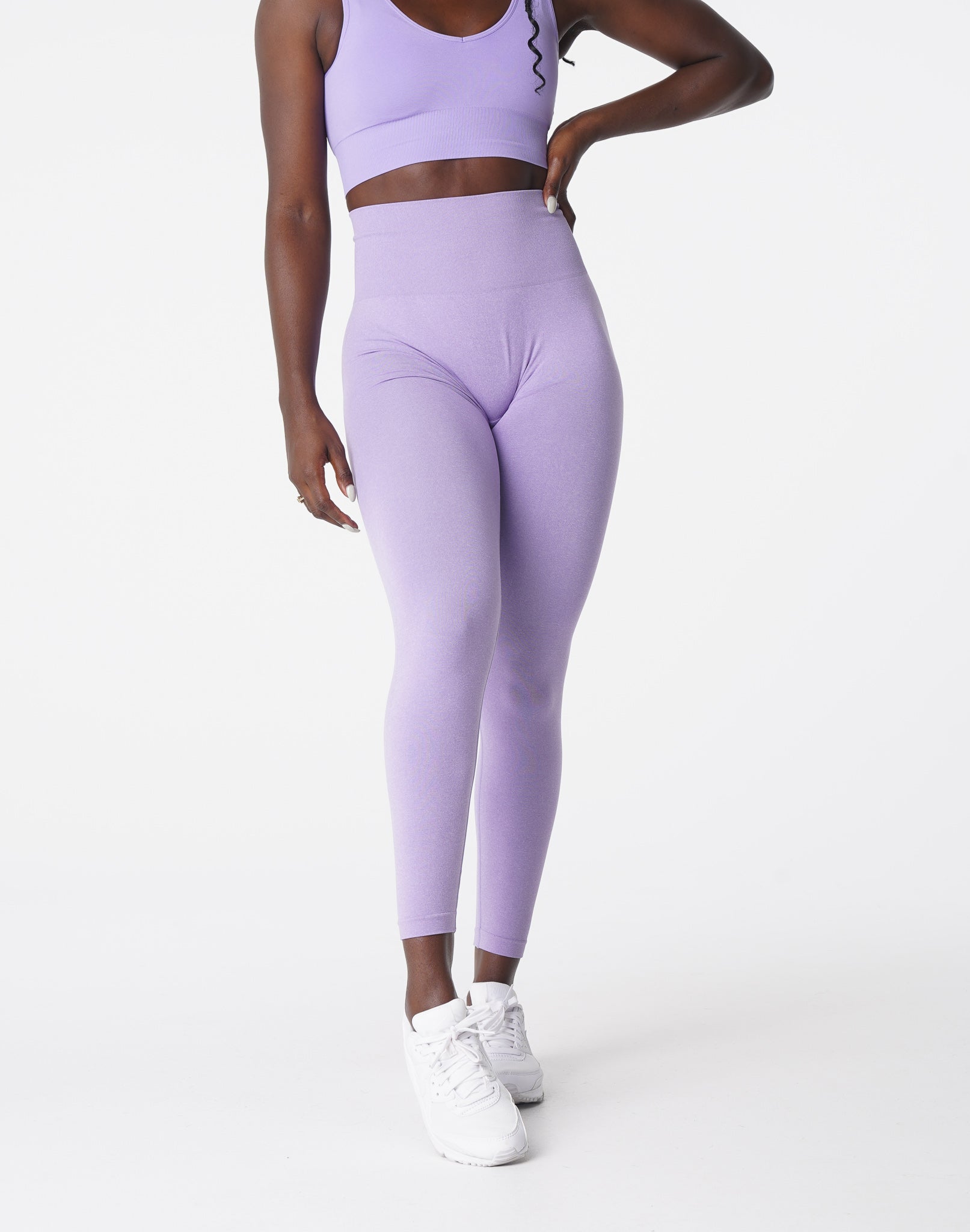 Lilac Curve Seamless Leggings Lilac | NVGTN Discount