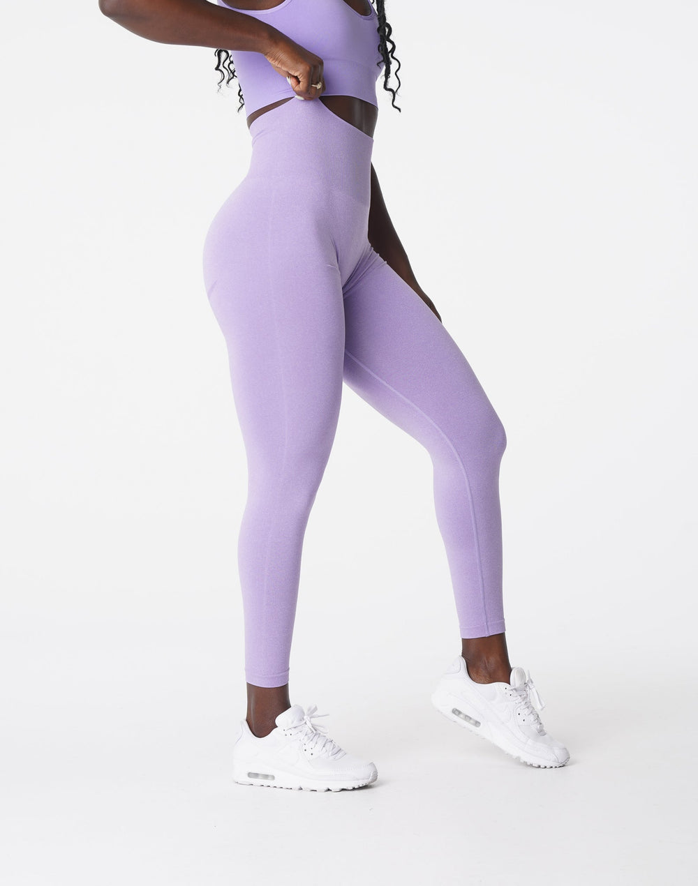 Lilac Curve Seamless Leggings Lilac | NVGTN Discount