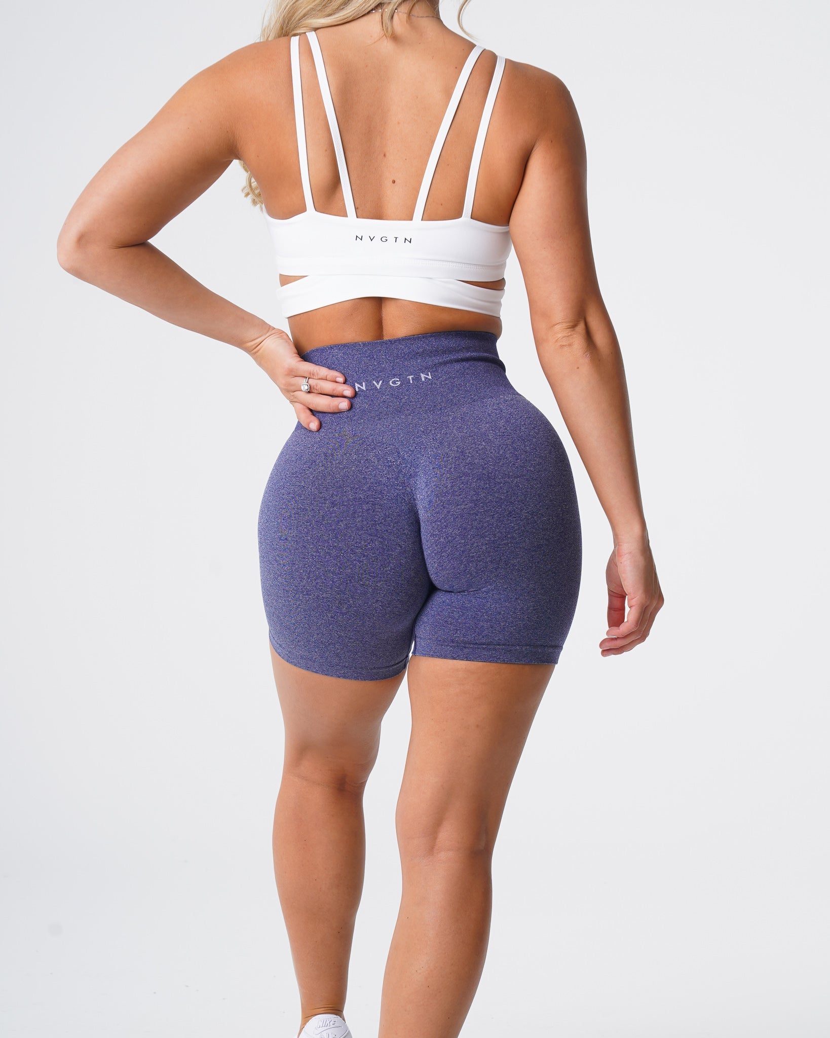 Indigo Pro Seamless Shorts Indigo | NVGTN US