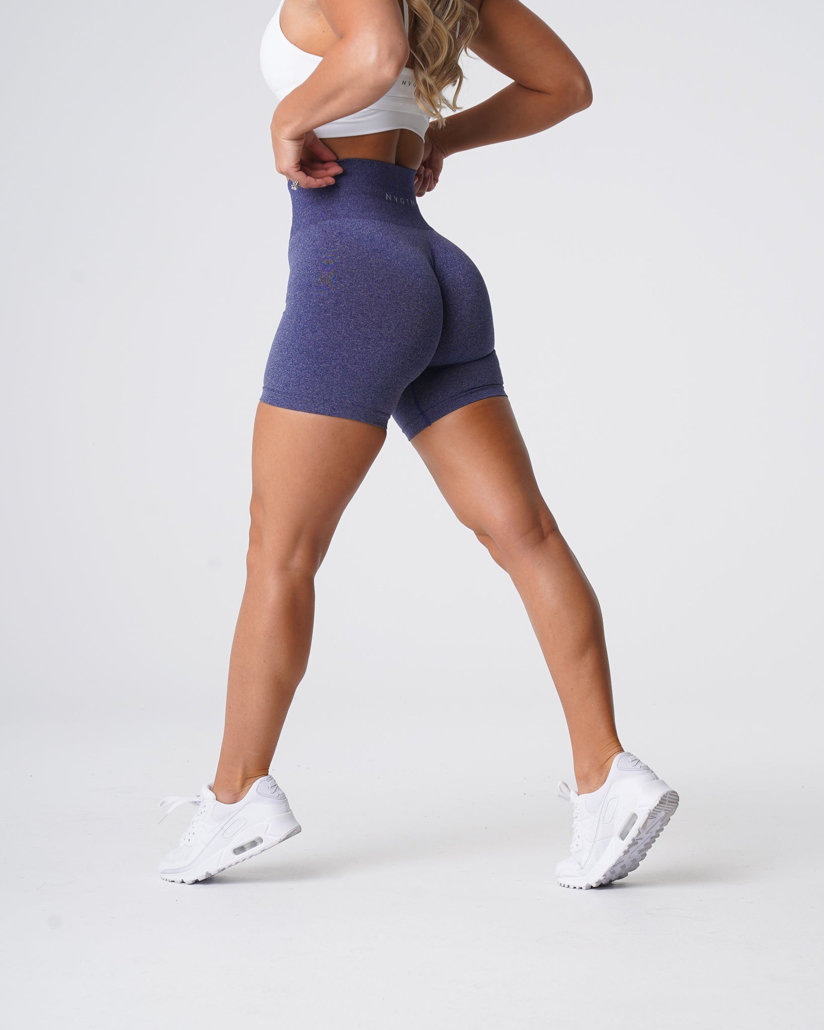 Indigo Pro Seamless Shorts Indigo | NVGTN US