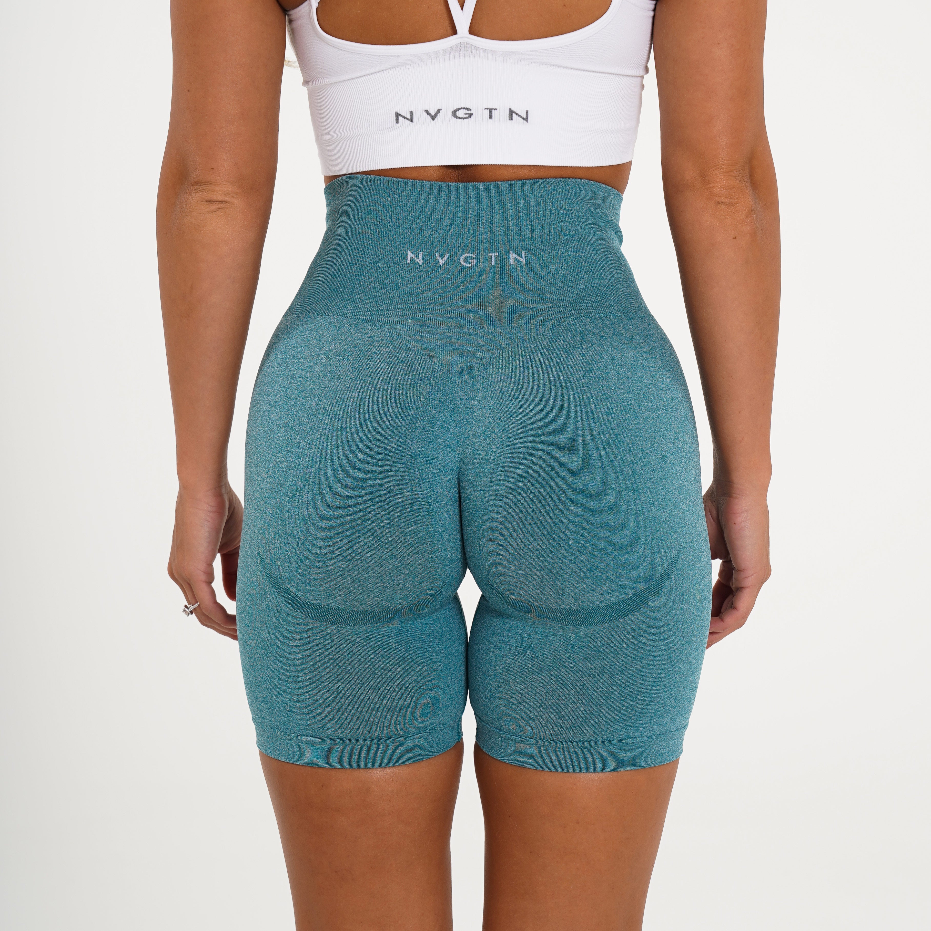 Teal Biker Shorts Teal | NVGTN Online Shop