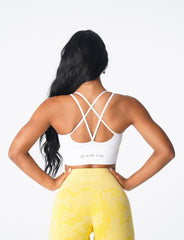 White Flourish Seamless Bra White | NVGTN Sale