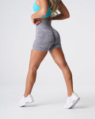 Grey Camo Seamless Shorts Grey | NVGTN Sale