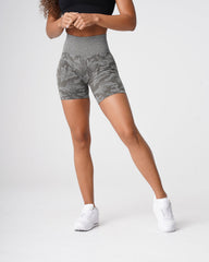 Khaki Green Camo Seamless Shorts Khaki Green | NVGTN Near Me