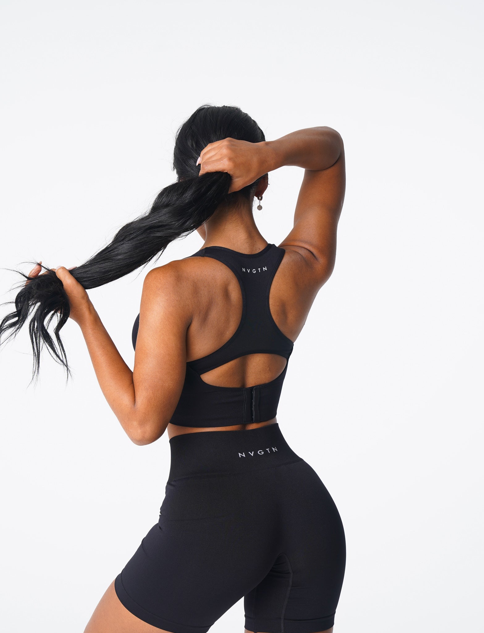 Black Ignite Seamless Bra Black | NVGTN Online Shop