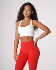 White Ignite Seamless Bra White | NVGTN New