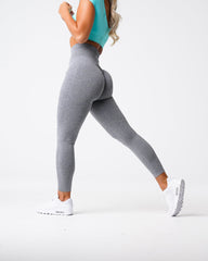 Grey Scrunch Seamless Leggings Grey | NVGTN Sale