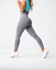Grey Scrunch Seamless Leggings Grey | NVGTN Sale
