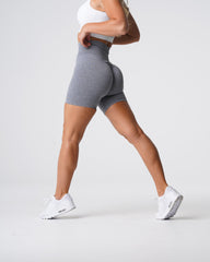 Grey Scrunch Seamless Shorts Grey | NVGTN Online