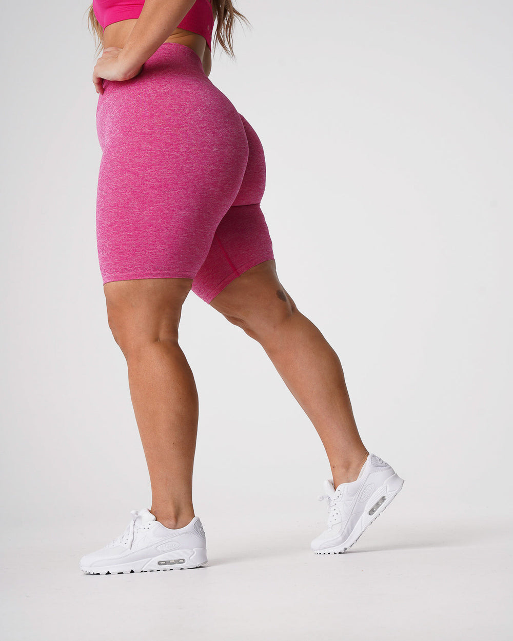 Fuchsia Scrunch Seamless Shorts Fuchsia | NVGTN For Sale