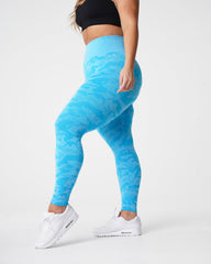 Caribbean Camo Seamless Leggings Caribbean | NVGTN Discount