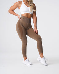 Mocha Contour Seamless Leggings Mocha | NVGTN Discount