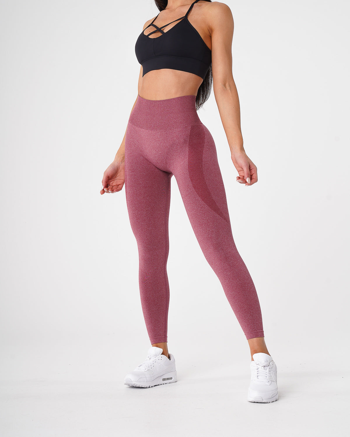Maroon Contour Seamless Leggings Maroon | NVGTN Online Shop