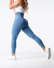 Sky Blue Scrunch Seamless Leggings Sky Blue | NVGTN For Sale