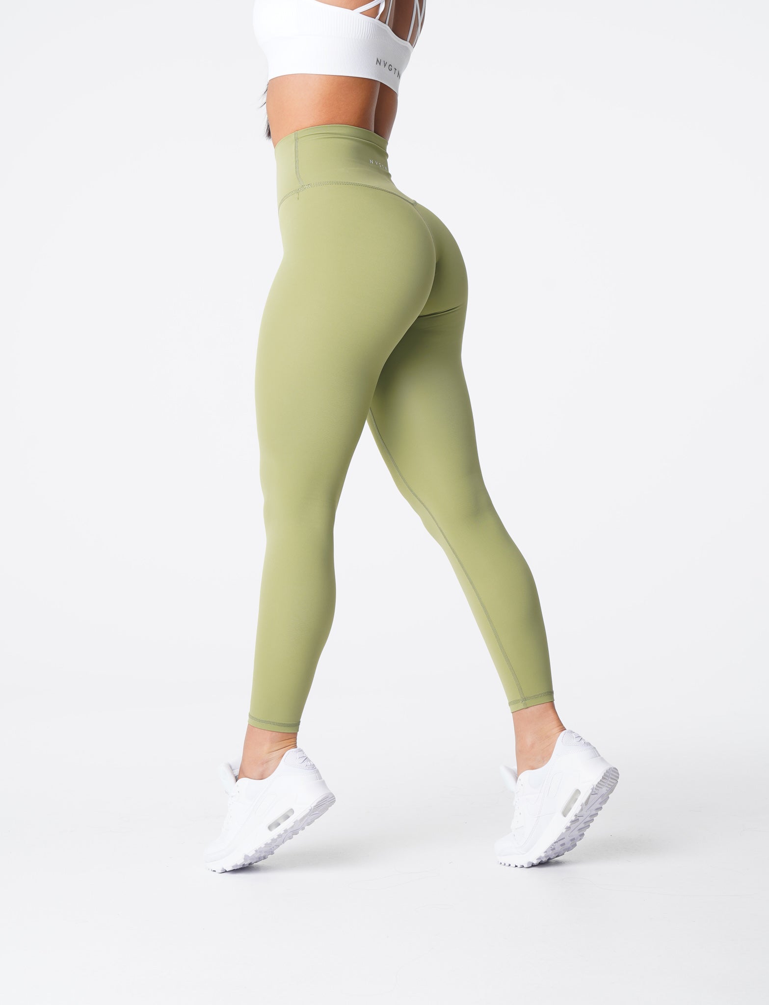 Olive Signature 2.0 Leggings Olive | NVGTN Online