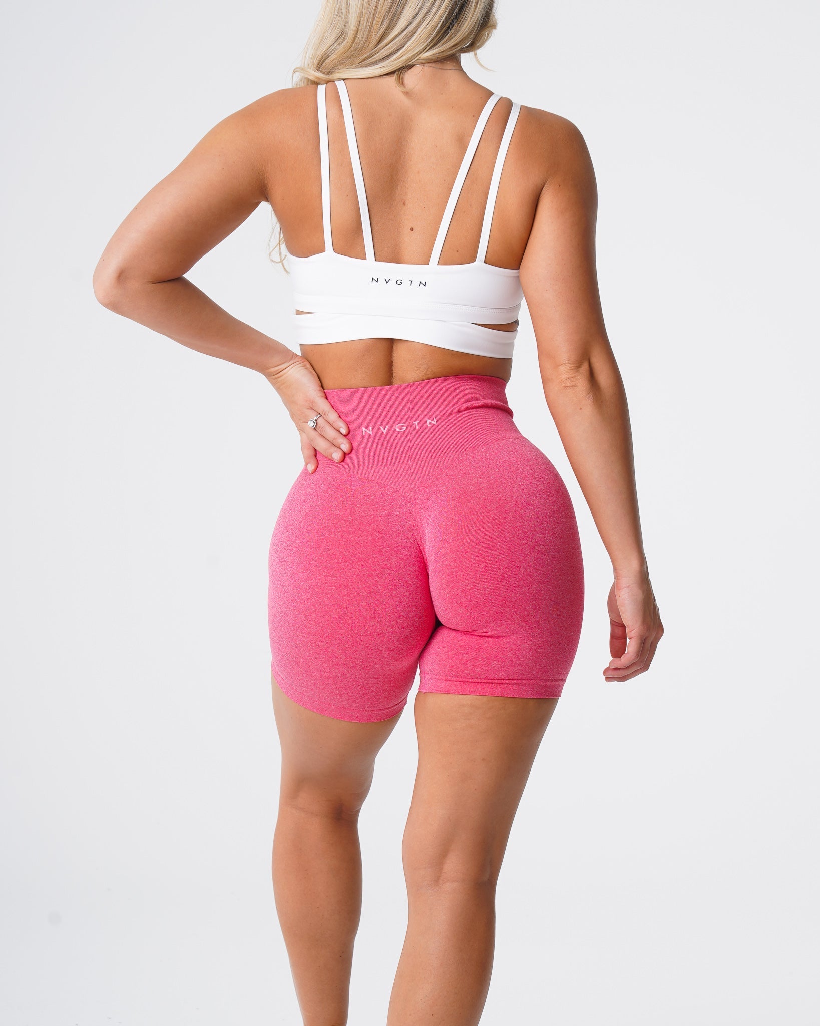 Hot Pink Pro Seamless Shorts Hot Pink | NVGTN Sale