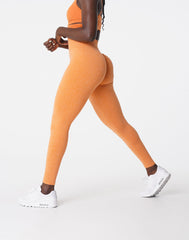 Sunset Orange Scrunch Seamless Leggings Sunset Orange | NVGTN Discount