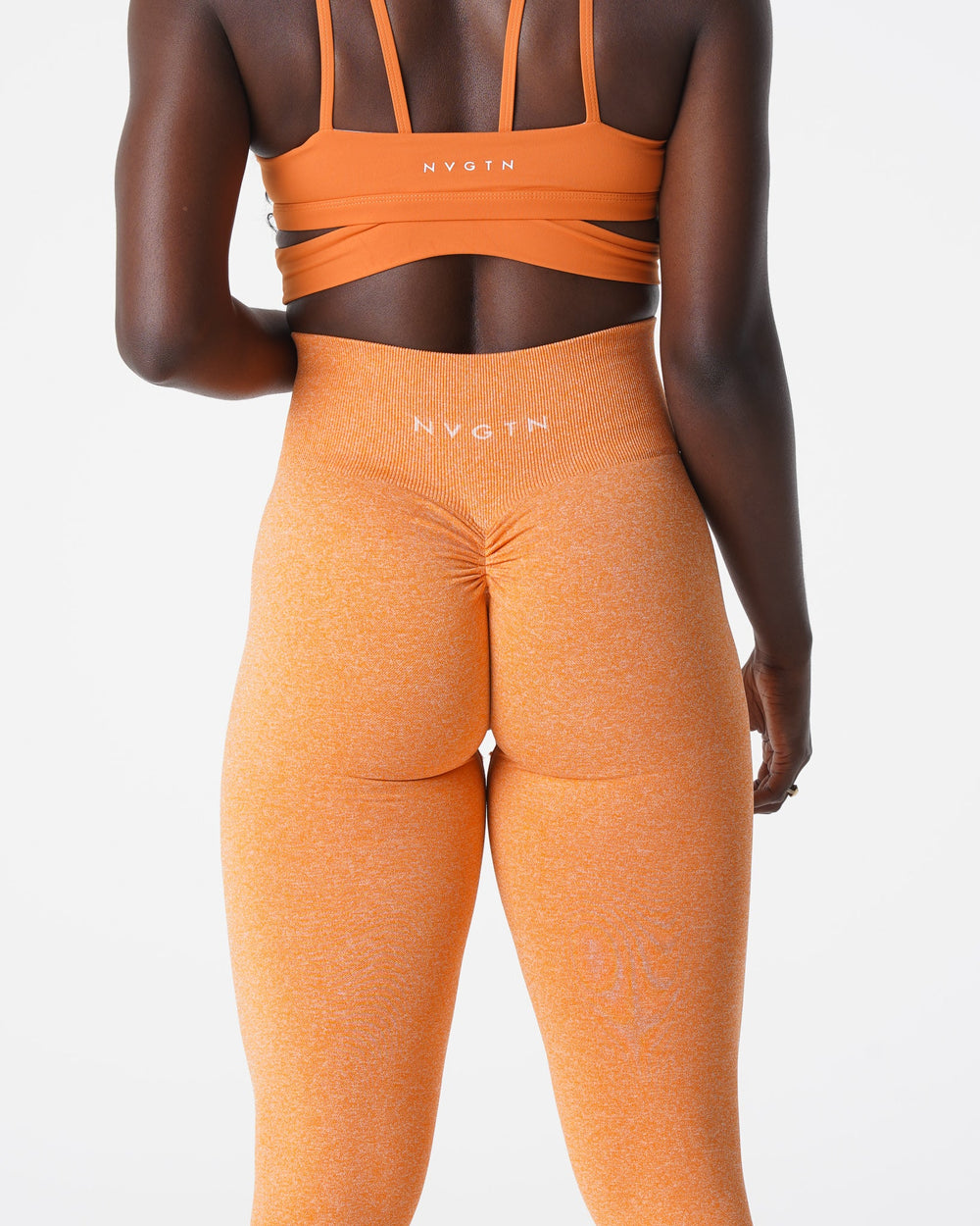 Sunset Orange Scrunch Seamless Leggings Sunset Orange | NVGTN Discount