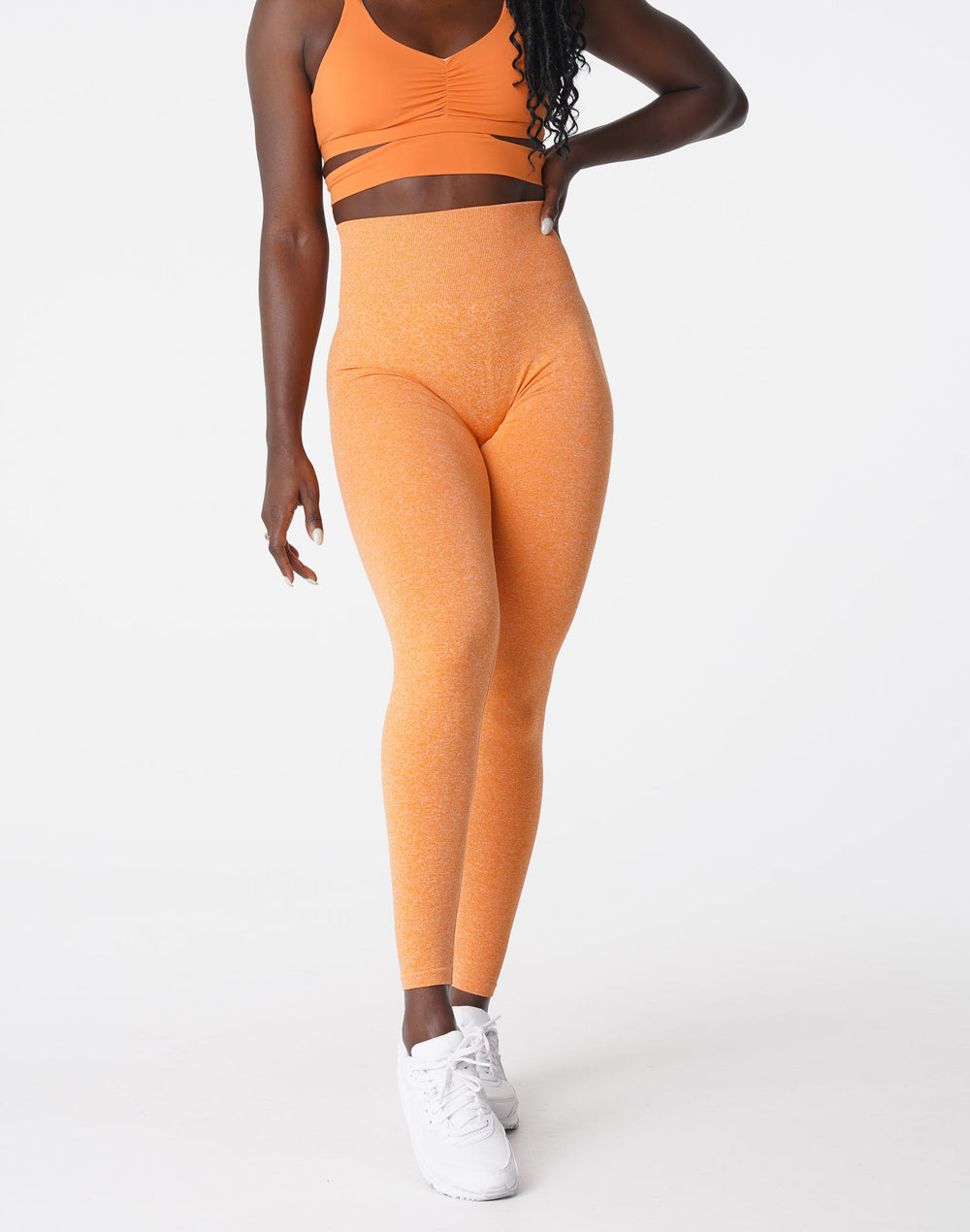 Sunset Orange Scrunch Seamless Leggings Sunset Orange | NVGTN Discount