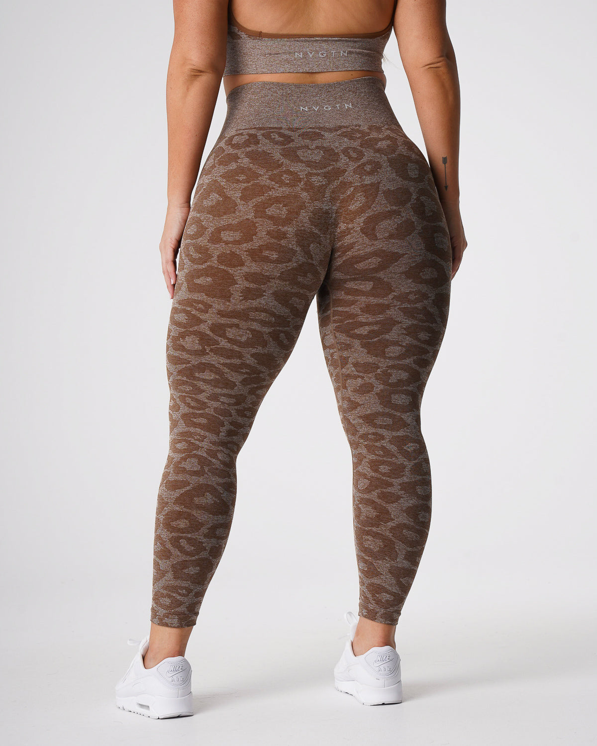 Mocha Leopard Seamless Leggings Mocha | NVGTN Near Me