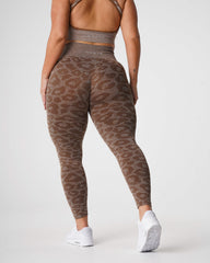 Mocha Leopard Seamless Leggings Mocha | NVGTN Near Me