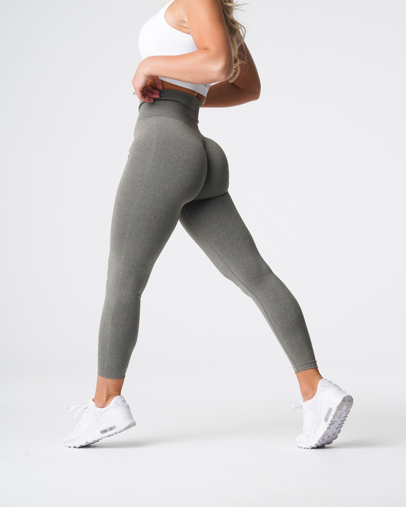Khaki Green NV Seamless Leggings Khaki Green | NVGTN US