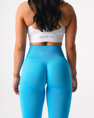 Aqua Curve Seamless Leggings Aqua | NVGTN For Sale