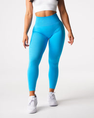 Aqua Curve Seamless Leggings Aqua | NVGTN For Sale